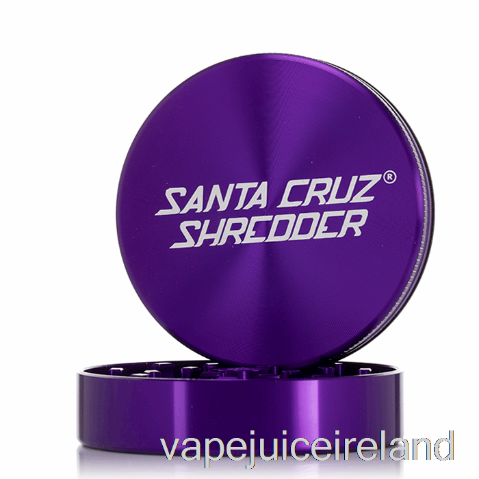 Vape Flavours Santa Cruz Shredder 2.75inch Large 2-Piece Grinder Purple (70mm)